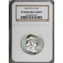 1956 50C Type Two PR68 Deep Cameo NGC. NGC Census: