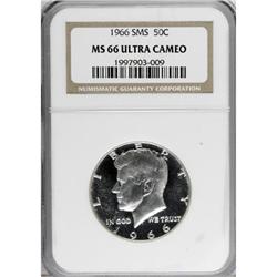 1966 50C SMS MS66 Deep Cameo NGC. NGC Census: (17/