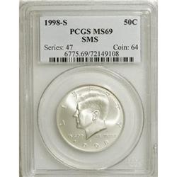 1998-S 50C SMS MS69 PCGS. PCGS Population (1350/14