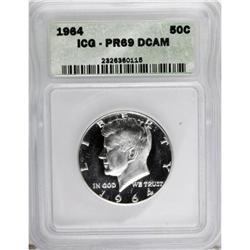1964 50C PR69 Deep Cameo ICG. NGC Census: (70/0).