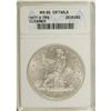 Image 1 : 1877-S T$1 --Cleaned--ANACS. MS60 Details. NGC Cens