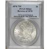Image 1 : 1878 7TF $1 Reverse of 1878 MS64 PCGS. PCGS Popula