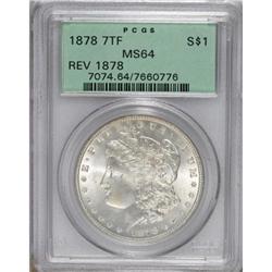 1878 7TF $1 Reverse of 1878 MS64 PCGS. PCGS Popula
