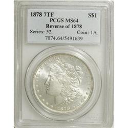 1878 7TF $1 Reverse of 1878 MS64 PCGS. PCGS Popula
