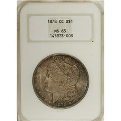 1878-CC $1 MS63 NGC. NGC Census: (3282/4575). PCGS