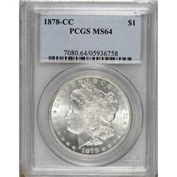 1878-CC $1 MS64 PCGS. PCGS Population (4817/1571).