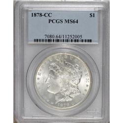 1878-CC $1 MS64 PCGS. PCGS Population (4817/1571).