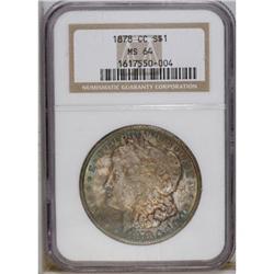 1878-CC $1 MS64 NGC. NGC Census: (3562/1045). PCGS