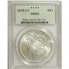 Image 1 : 1878-CC $1 MS64 PCGS. PCGS Population (4817/1571).