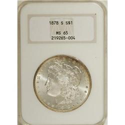 1878-S $1 MS65 NGC. NGC Census: (3181/424). PCGS P