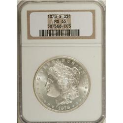 1878-S $1 MS65 NGC. NGC Census: (3181/424). PCGS P