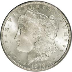 1879 $1 MS64 PCGS. PCGS Population (2583/804). NGC Cen