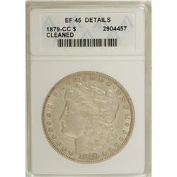 1879-CC $1 --Cleaned--ANACS. XF45 Details. NGC Cens