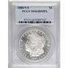 Image 1 : 1880/9-S $1 MS64 Deep Mirror Prooflike PCGS. PCGS
