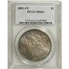 Image 1 : 1881-CC $1 MS63 PCGS. PCGS Population (3131/10814)