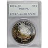 Image 1 : 1881-CC $1 MS64 Prooflike PCGS. PCGS Population (3