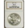 Image 1 : 1881-S $1 MS66 NGC. NGC Census: (11516/2636). PCGS