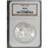 Image 1 : 1882-CC $1 MS65 NGC. NGC Census: (2160/467). PCGS