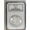 Image 1 : 1884-CC $1 MS65 NGC. NGC Census: (3288/657). PCGS