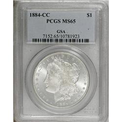 1884-CC $1 MS65 PCGS. PCGS Population (5871/1296).