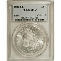 1884-CC $1 MS65 PCGS. PCGS Population (5871/1296).