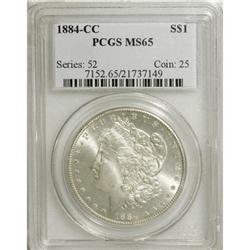 1884-CC $1 MS65 PCGS. PCGS Population (5871/1296).
