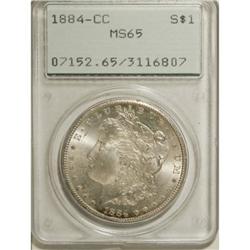 1884-CC $1 MS65 NCS. NGC Census: (3309/663). PCGS