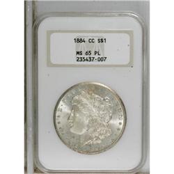 1884-CC $1 MS65 Prooflike NGC. NGC Census: (206/51