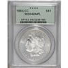 Image 1 : 1884-CC $1 MS64 Deep Mirror Prooflike PCGS. PCGS P