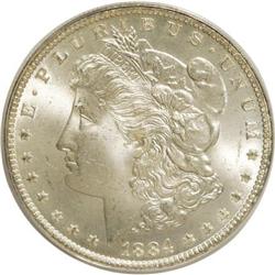 1884-O $1 MS65 PCGS. PCGS Population (10168/994). NGC