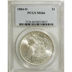 1884-O $1 MS66 PCGS. PCGS Population (940/54). NGC