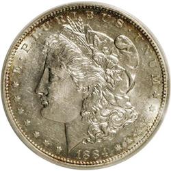 1884-S $1 AU55 PCGS. PCGS Population (914/733). NGC Ce