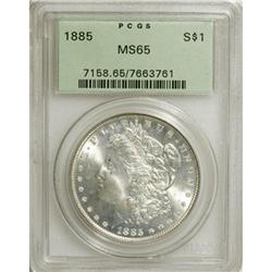 1885 $1 MS65 PCGS. PCGS Population (6719/1178). NG