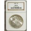 Image 1 : 1885 $1 MS66 NGC. NGC Census: (1314/158). PCGS Pop