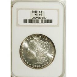 1885 $1 MS66 NGC. NGC Census: (1326/161). PCGS Pop