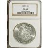 Image 1 : 1885-S $1 MS62 NGC. NGC Census: (574/2514). PCGS P