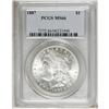 Image 1 : 1887 $1 MS66 PCGS. PCGS Population (1037/58). NGC