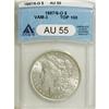 Image 1 : 1887/6-O $1 AU55 ANACS. VAM-3, Top-100. NGC Census