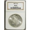 Image 1 : 1887-S $1 MS62 NGC. NGC Census: (733/2145). PCGS P