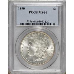 1890 $1 MS64 PCGS. PCGS Population (2378/258). NGC