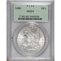 1890 $1 MS64 PCGS. PCGS Population (2378/258). NGC