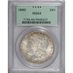 1890 $1 MS64 PCGS. PCGS Population (2378/258). NGC