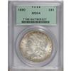 Image 1 : 1890 $1 MS64 PCGS. PCGS Population (2378/258). NGC