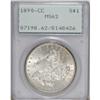 Image 1 : 1890-CC $1 MS62 PCGS. PCGS Population (1795/4469).
