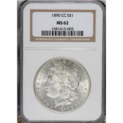 1890-CC $1 MS62 NGC. NGC Census: (832/1938). PCGS