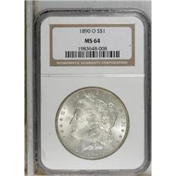 1890-O $1 MS64 NGC. NGC Census: (2087/148). PCGS P