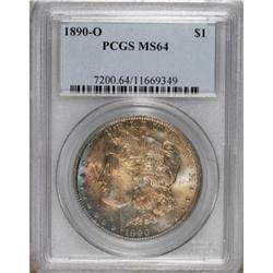 1890-O $1 MS64 PCGS. PCGS Population (2454/358). N