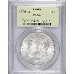 1890-O $1 MS64 PCGS. PCGS Population (2454/358). N