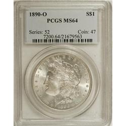 1890-O $1 MS64 PCGS. PCGS Population (2454/358). N