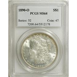 1890-O $1 MS64 PCGS. PCGS Population (2454/358). N